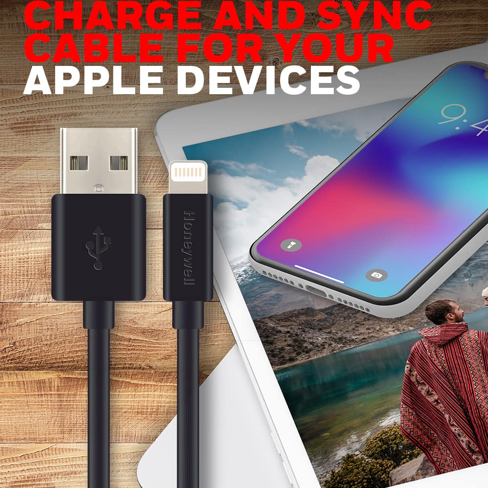 Apple Lightning Sync & Charge Cable 1.2Mtr (Non-Braided) - Black - Image 5