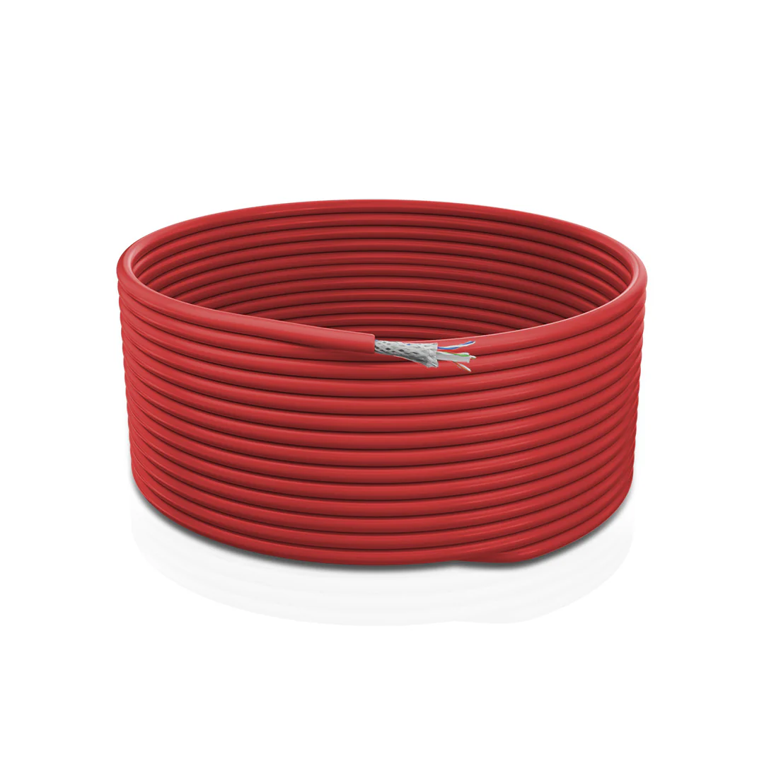 Cat 6 SFTP 4P Solid Cable True 23 AWG LSZH CM Red 305 Mtrs - Image 4