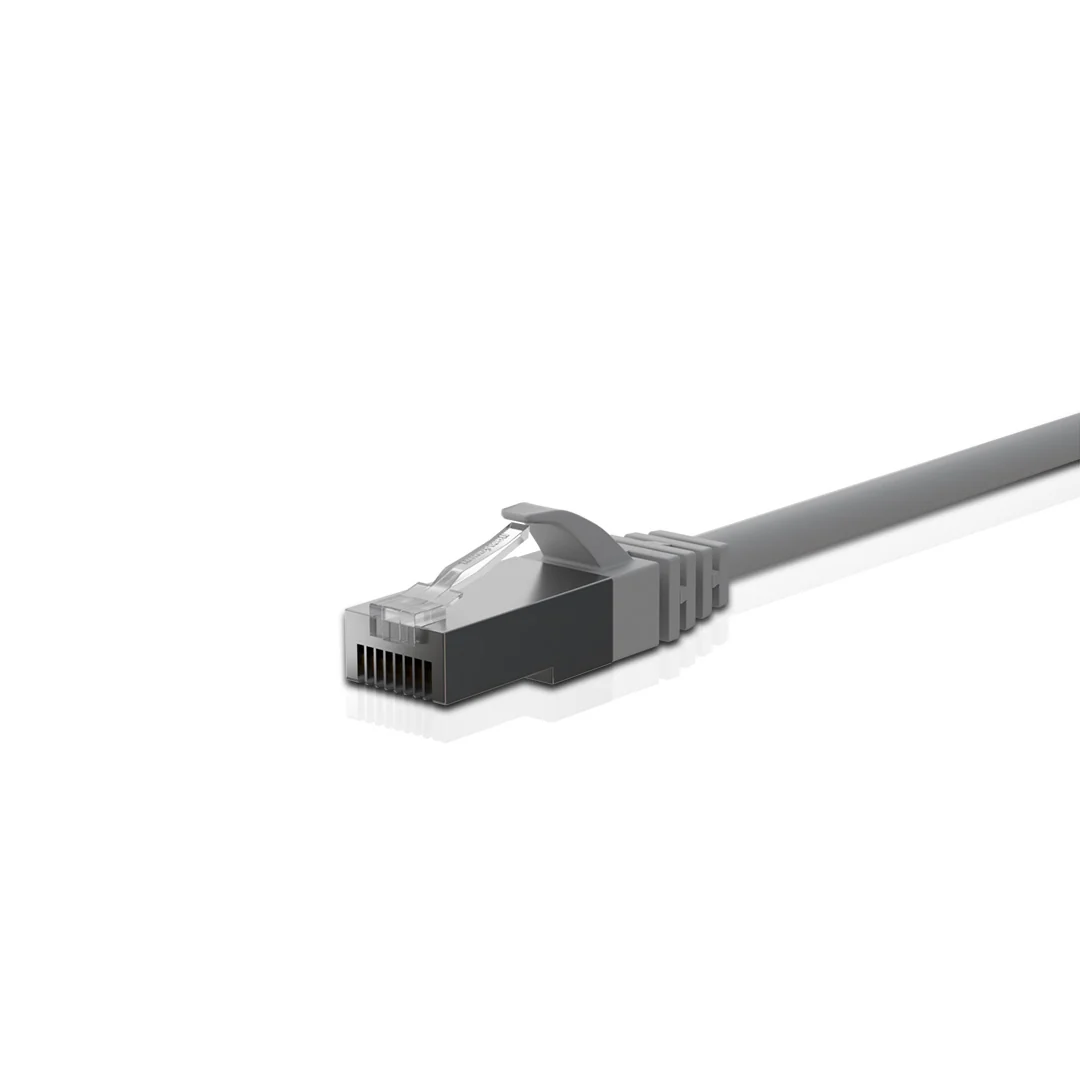 Cat 6 STP Patch Cord LSZH Jacket 1 Meter Grey - Image 3