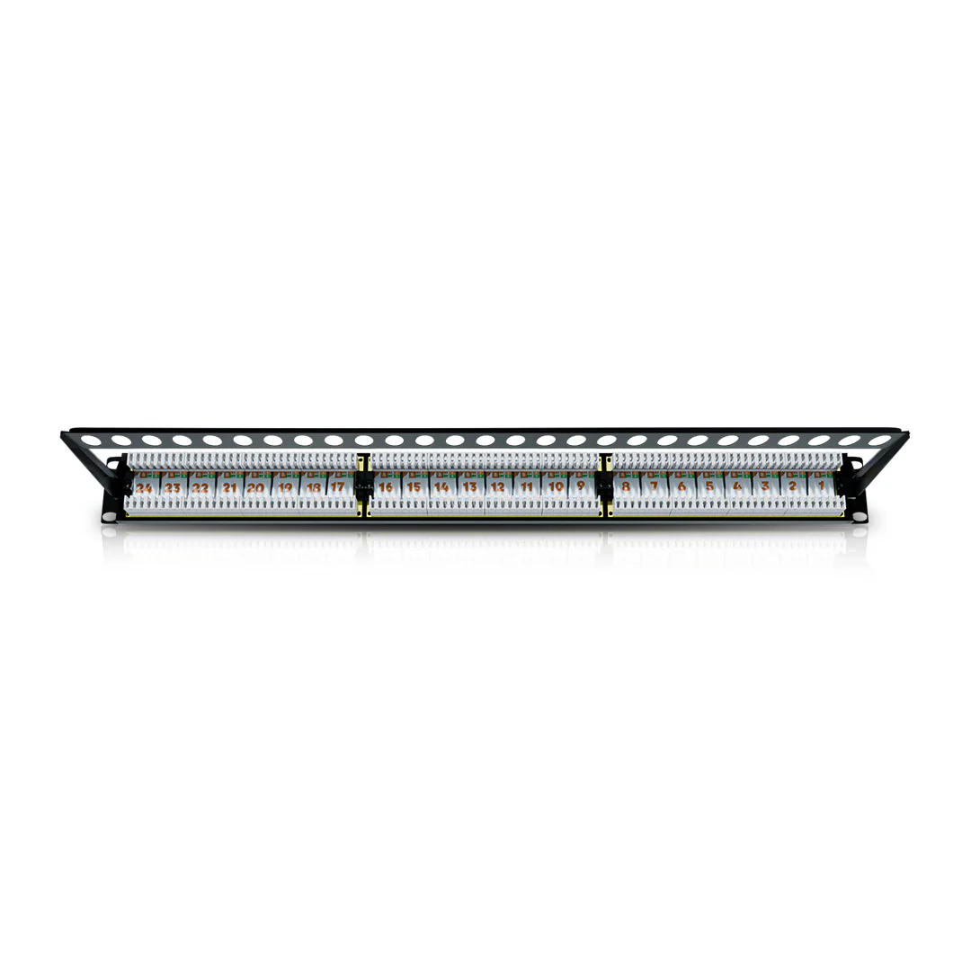 Cat 6 UTP 24 ports Loaded Patch Panel - Image 3