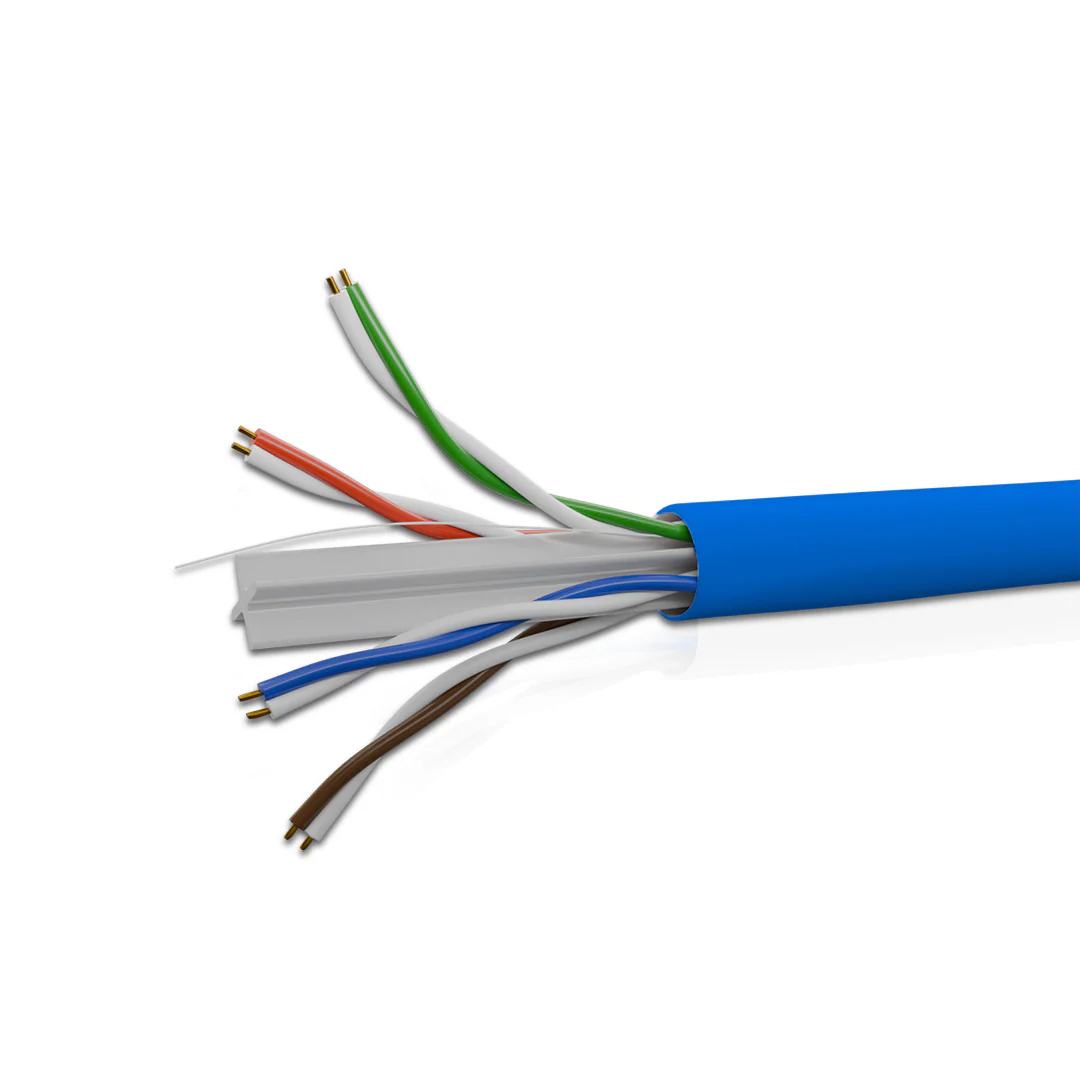 Cat 6 UTP 4P Solid Cable True 23 AWG LSZH CM Blue 305 Mtrs - Image 2