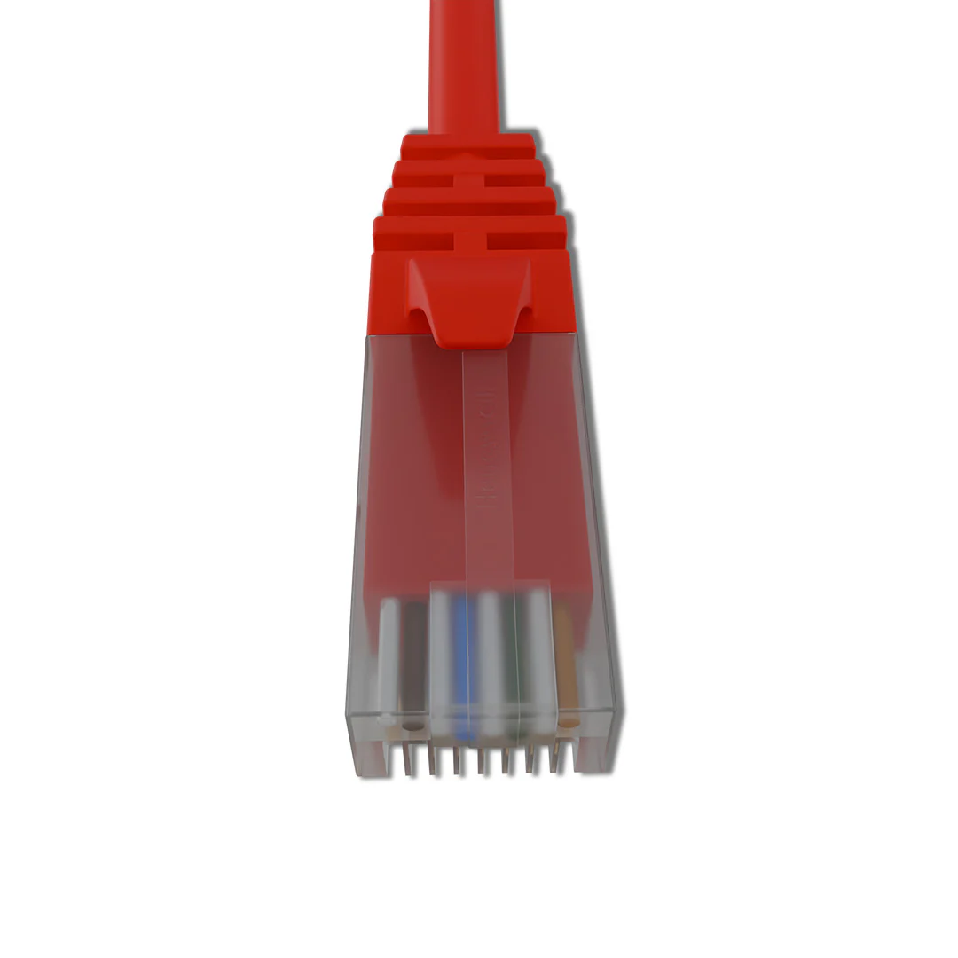 Cat 6 UTP Patch Cord LSZH Jacket 0.5 Meter Red - Image 4