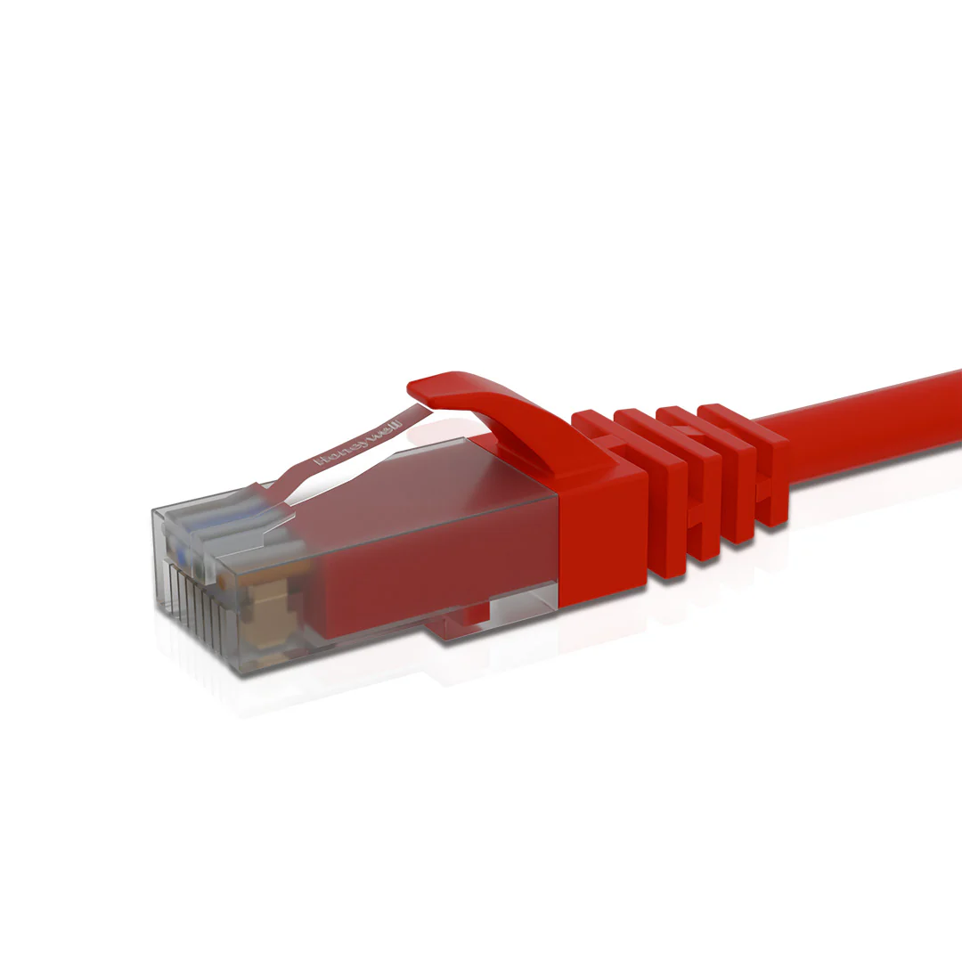 Cat 6 UTP Patch Cord LSZH Jacket 1 Meter Red - Image 2