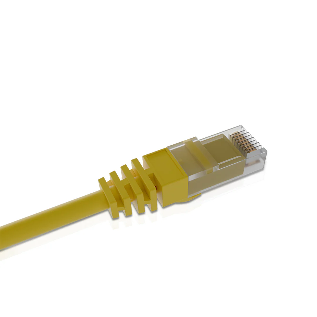 Cat 6 UTP Patch Cord LSZH Jacket 10 Meter Yellow - Image 3