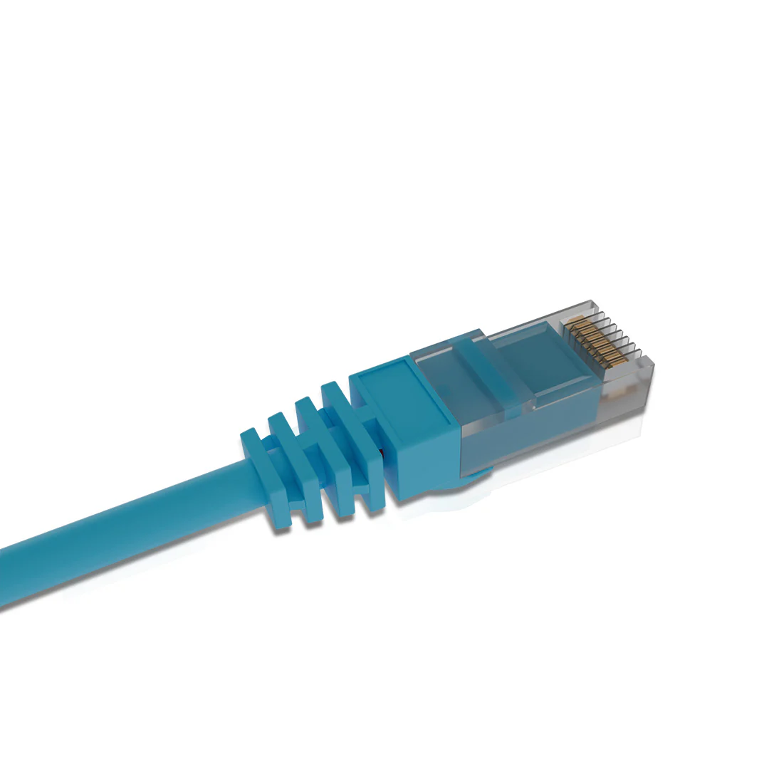 Cat 6 UTP Patch Cord LSZH Jacket 20 Meter Blue - Image 3