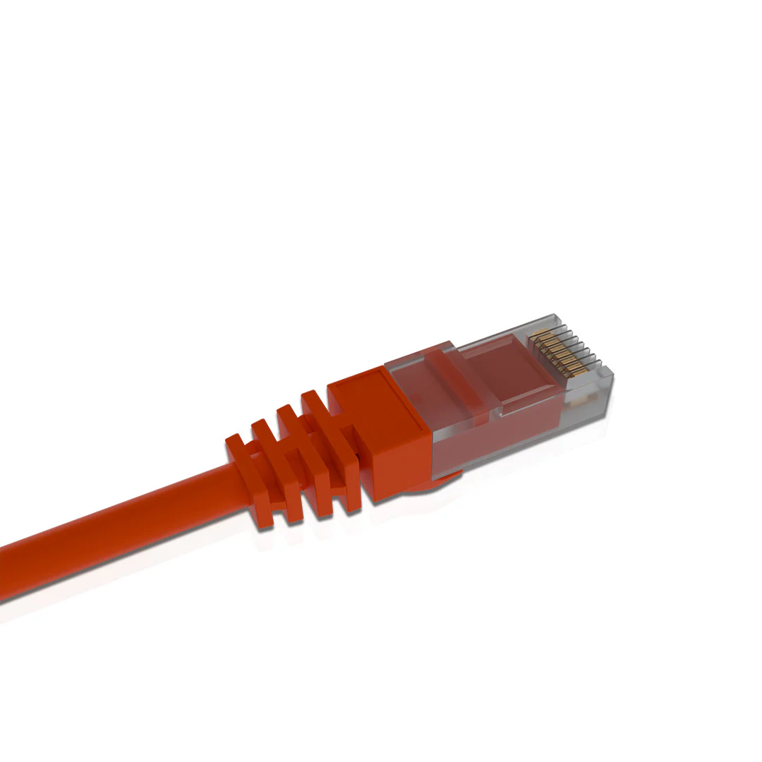 Cat 6 UTP Patch Cord LSZH Jacket 3 Meter Orange - Image 3