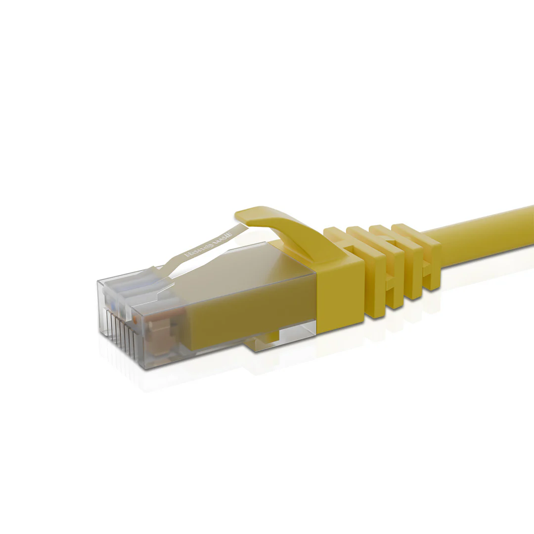 Cat 6 UTP Patch Cord LSZH Jacket 5 Meter Yellow - Image 2
