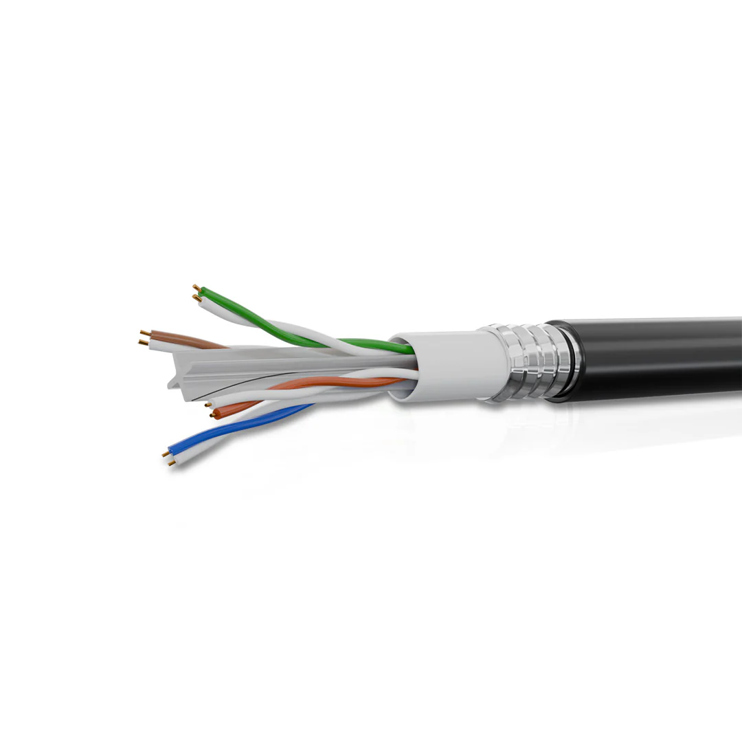 CAT 6A ARMORED 4 Pair Solid Cable 23AWG FR-PVC 305 Mtrs - Image 5