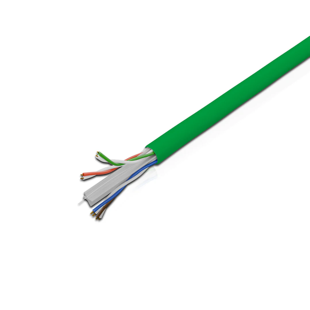 Cat 6A UTP 4 Pair Solid Cable True 23 AWG LSZH Green 305 Mtrs - Image 3