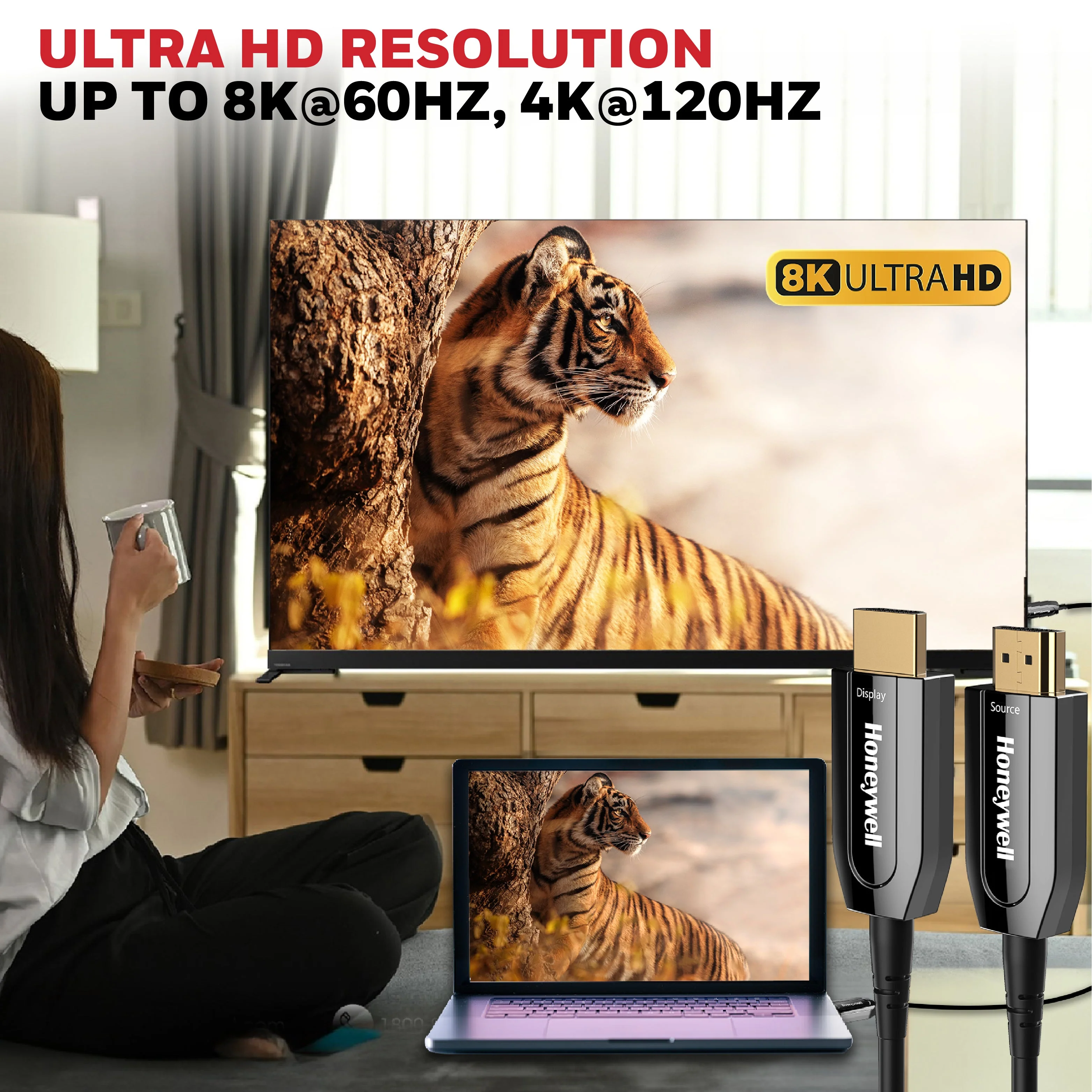HDMI 15 Mtr AOC - 2.1 Compliant - Image 5