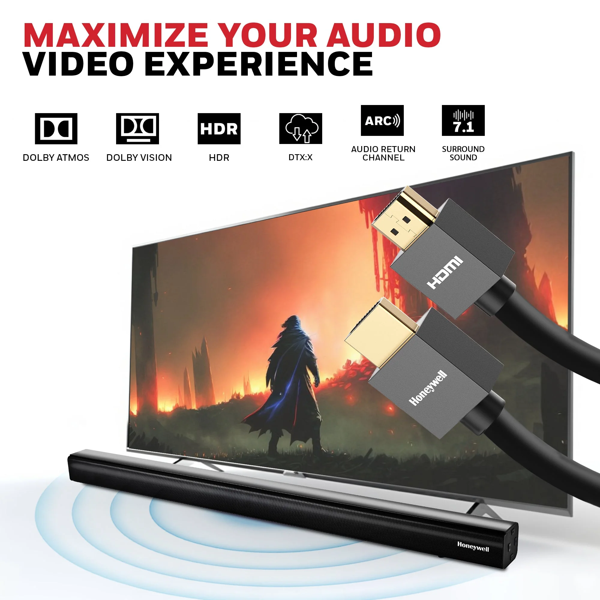 HDMI 15 Mtr with Ethernet - 2.0 Compliant Slim - Image 3