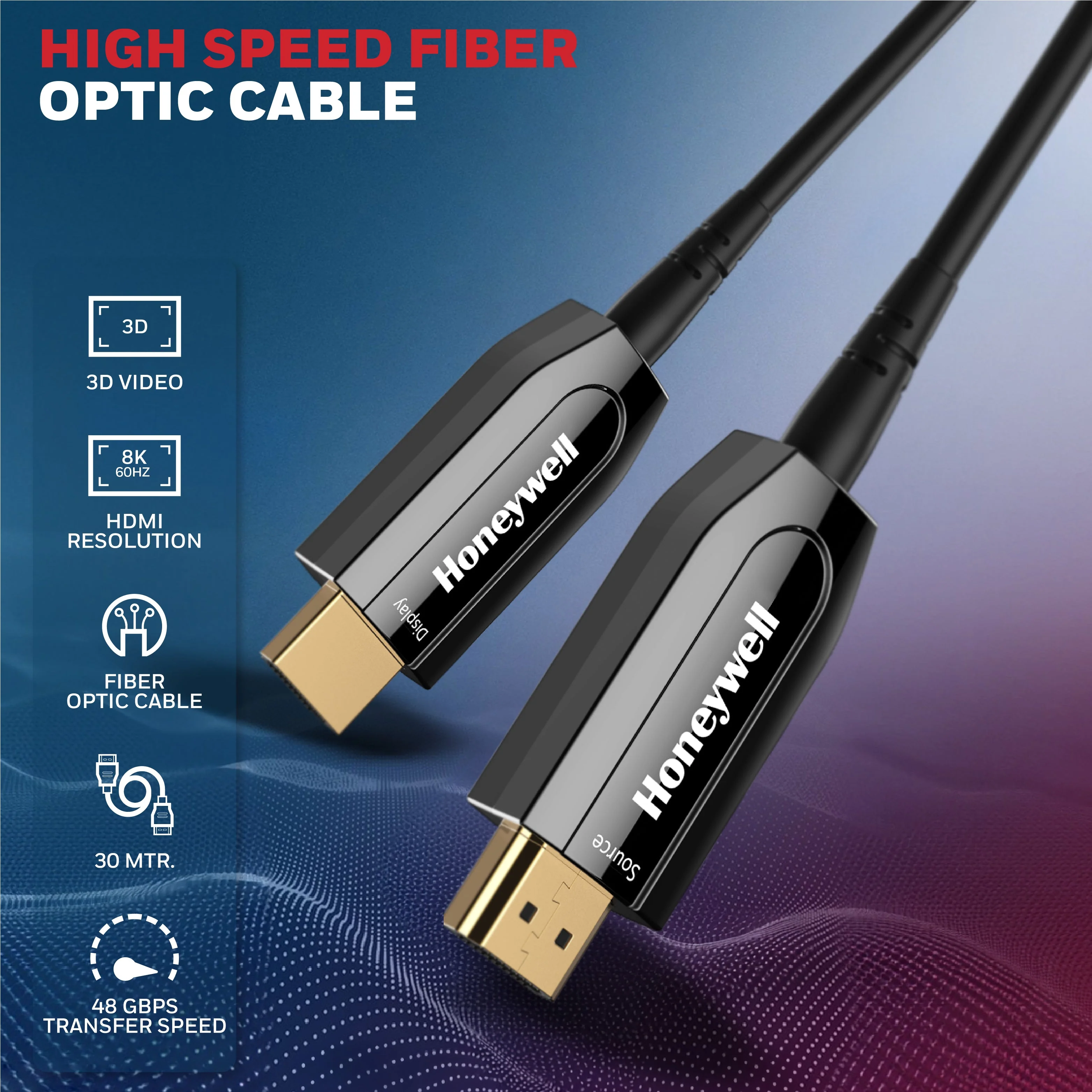 HDMI 30 Mtr AOC - 2.1 Compliant