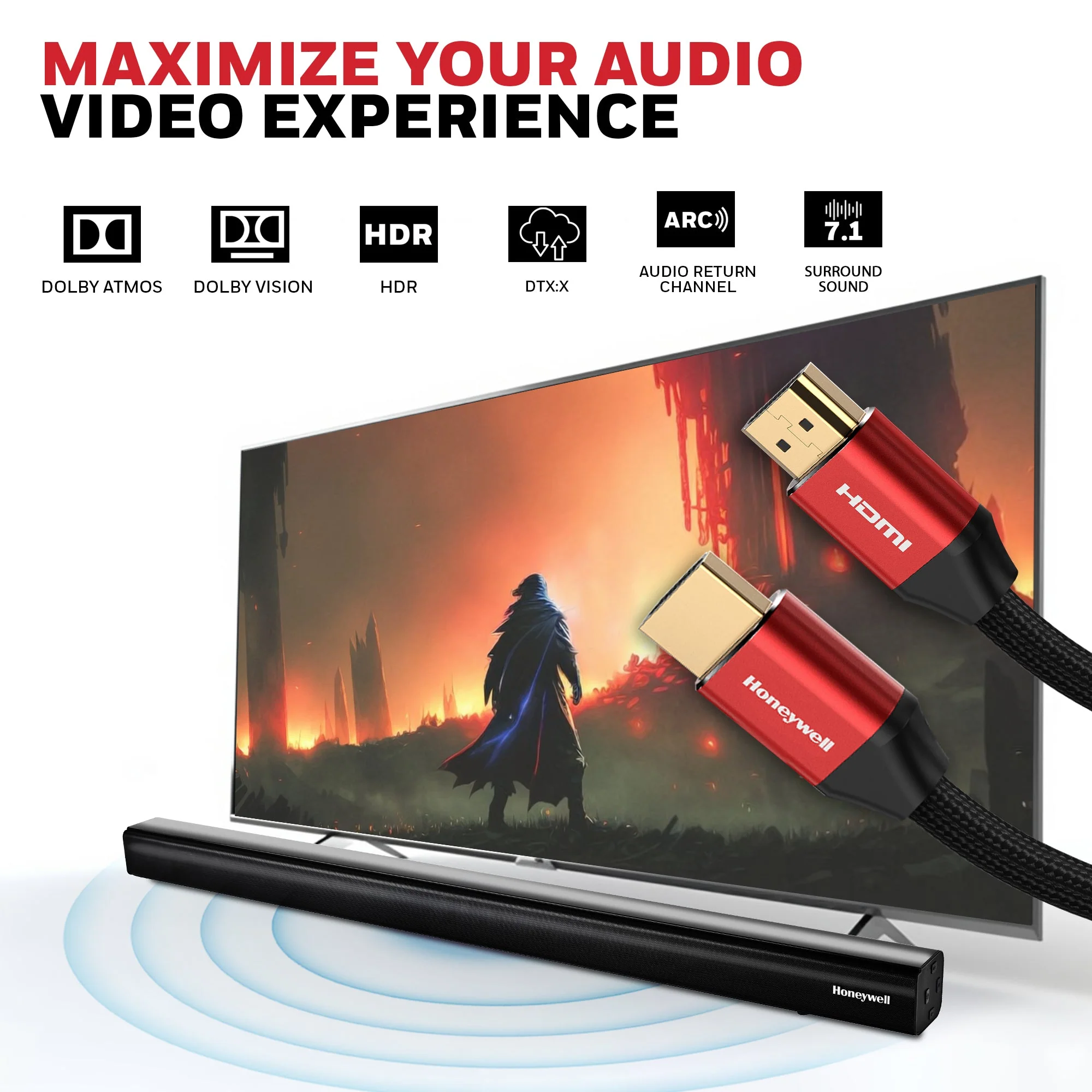 HDMI 5Mtr with Ethernet - 2.1 Compliant - Image 4