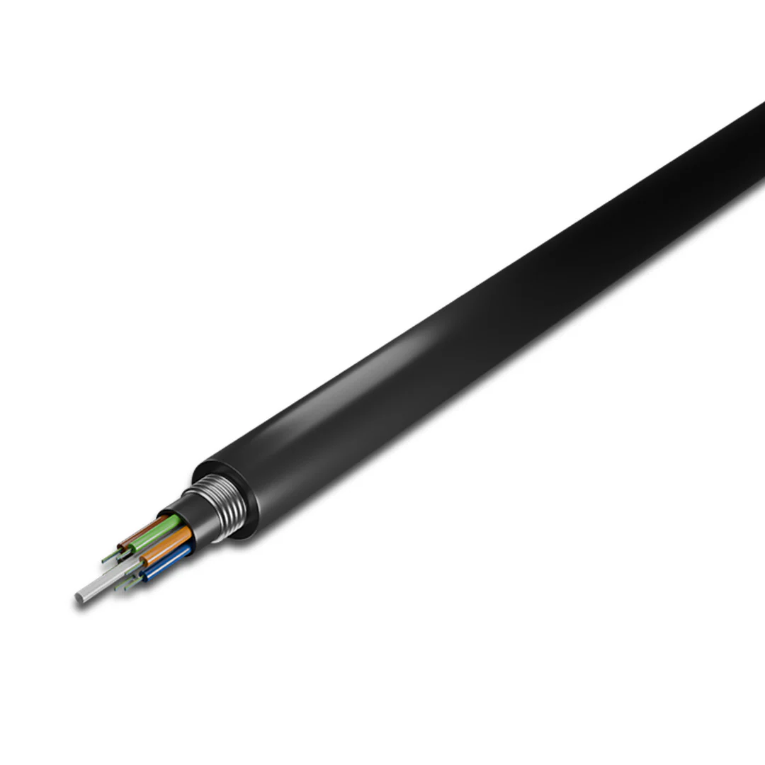 MM OM3 Fiber Cable 48F Multitube Armored HDPE Double Sheath - Image 3