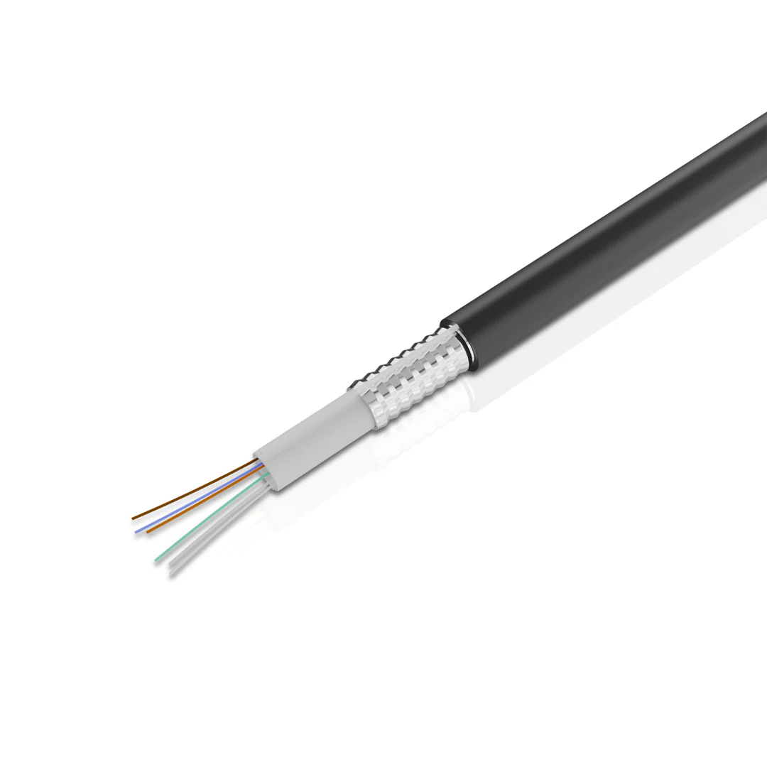 MM OM4 Fiber Cable 6F Unitube Armored LSZH Sheath - Image 2