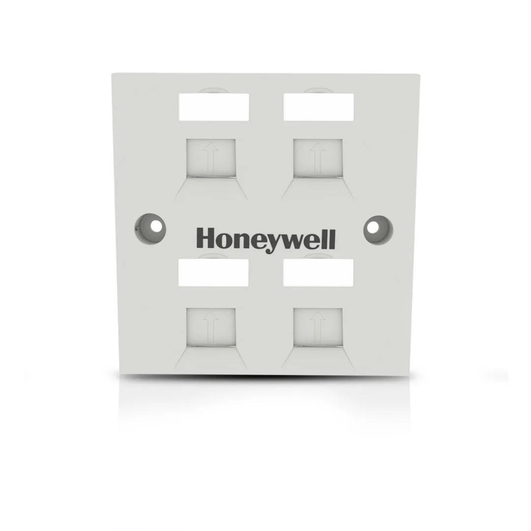Square Face Plate for Holding Quad Keystone Jack UTP and STP