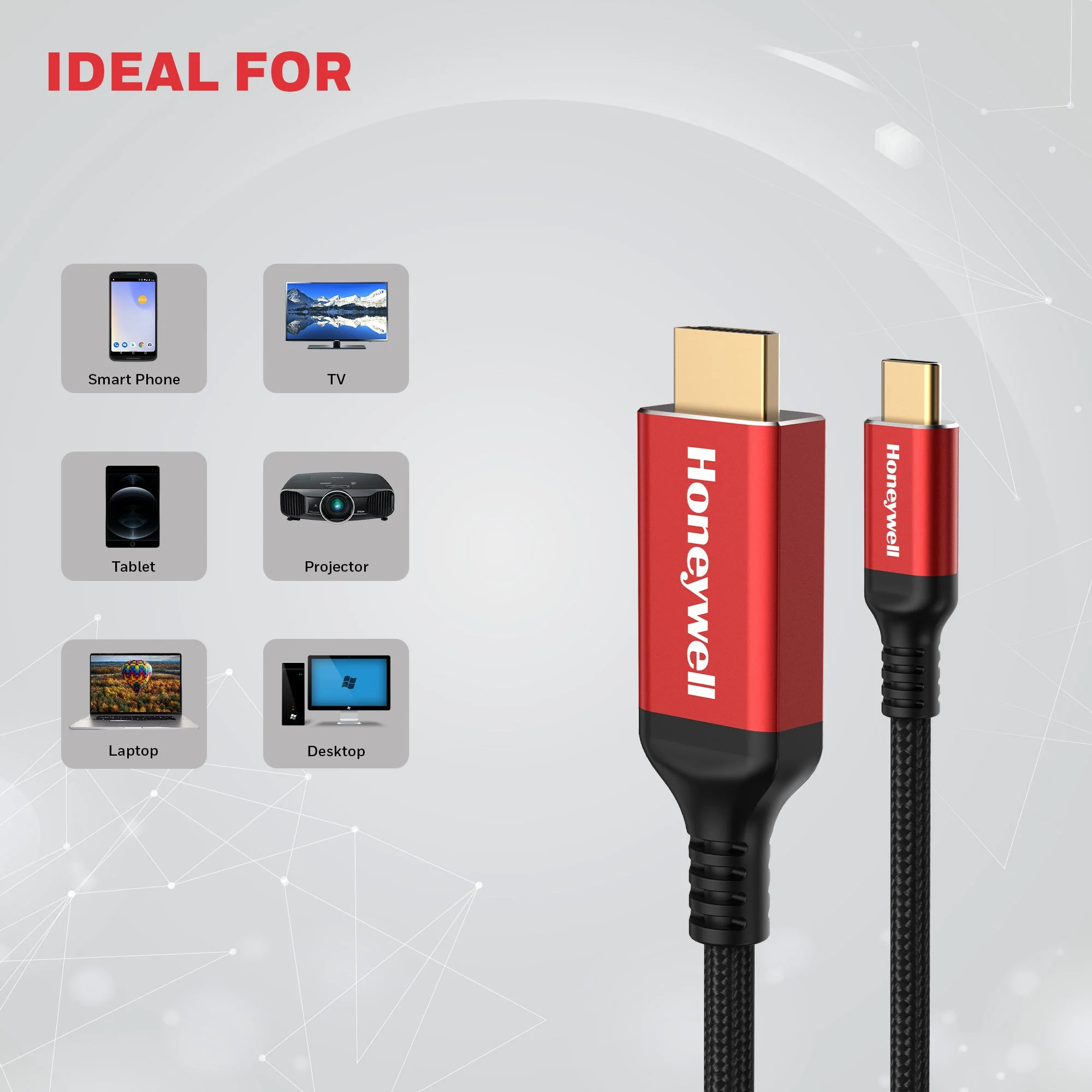 Type C to HDMI Cable - 2 meter - Image 5